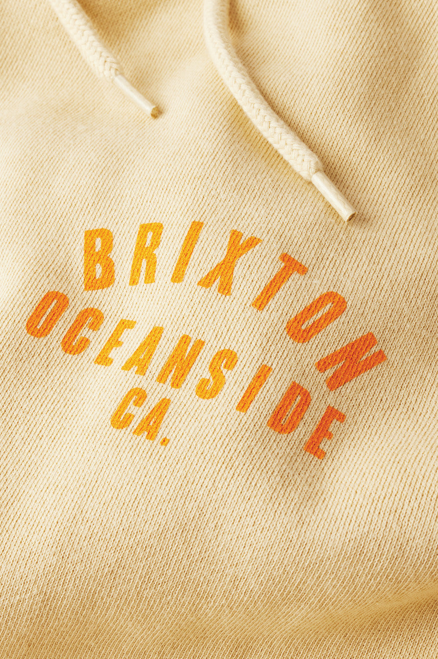 Brixton Woodburn Oceanside Fleece Férfi Kapucnis Pulóver Narancssárga | AXGZ-98740